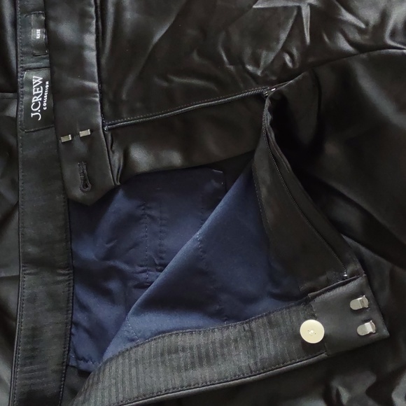 NWT J. Crew Collection 18 Kate Full Length Straight Leg Structured Satin Pant - Picture 12 of 12